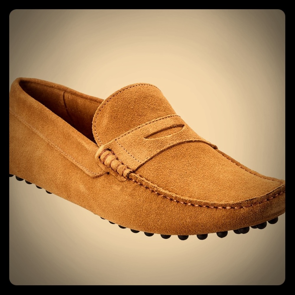 Gordon Rush Suede Penny Loafers